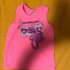 Pink Girls Rock Tank Top